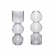 Hübsch Hübsch vas 2-pack 12x25 cm Grå