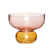 Hübsch - Show Vase Amber/Rose