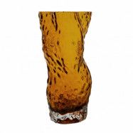 Hein Studio Ostrea Rock vas glas 30 cm Amber