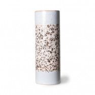 HKliving 70s ceramics vas S Ø8x23 cm Birch