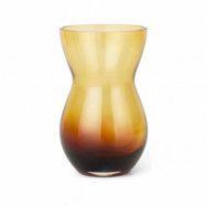 Holmegaard Calabas vas 21 cm Duo burgundy-amber