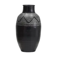 House Doctor Bloss vas 38 cm Svart
