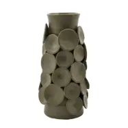 House Doctor - Dot Vase khaki sten höjd 26 cm
