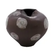 House Doctor - Expo vas brun vit sten Ø 23 cm
