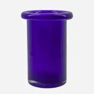 House Doctor - HDBuck vas, blå, höjd 23 cm, glas