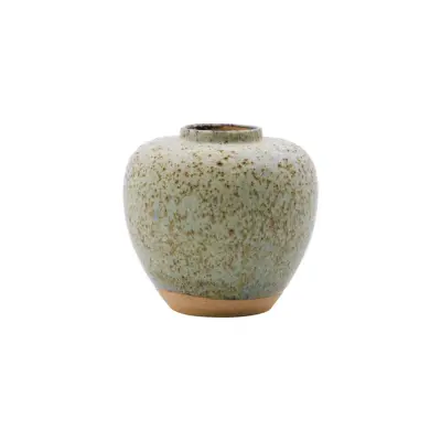 House Doctor - HDTino vas, grå, höjd 9 cm, keramik –