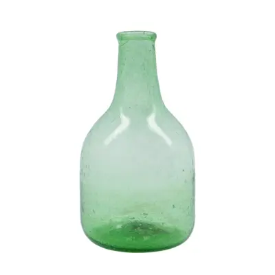 House Doctor - Plea vas grön glas höjd 12 cm 3-pack