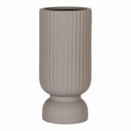 HOUSE NORDIC vas, rund - grå keramik