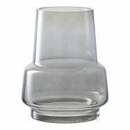 HOUSE NORDIC vas, rund - rökgrått glas (Ø15x19)