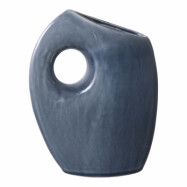 HOUSE NORDIC Vas - Vas, keramik, blå 7x14x18 cm