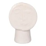 HOUSE NORDIC Vase, keramikk, beige, 12x7,5x17,5 cm