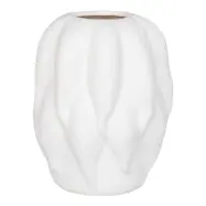 HOUSE NORDIC Vas, keramik, beige, 19,5x19,5x26 cm