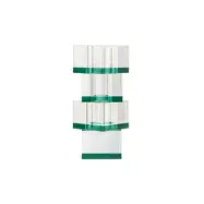 HOUSE OF SANDER Flora vas - klart och grönt glas (7x7)