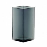 Iittala Ruutu vas 11,5 x 18 cm grå