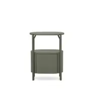 KAVE HOME Arely badrumsskåp, med 1 låda - grön MDF och stål (60x40)