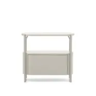KAVE HOME Arely badrumsskåp, med 1 låda - vit MDF och stål (90x40)