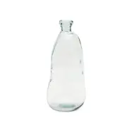 KAVE HOME Brenna vas i 100%återvunnet transparent glas, 51 cm
