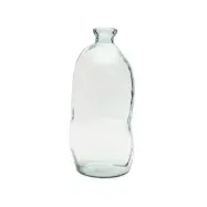 KAVE HOME Brenna vas i 100%återvunnet transparent glas, 73 cm