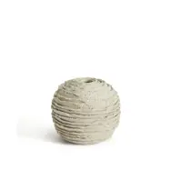 KAVE HOME Evania vas, rund - beige keramik (Ø16,5)