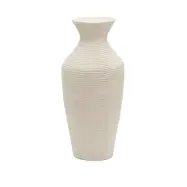KAVE HOME Pria vit, papier-maché vas, 72 cm