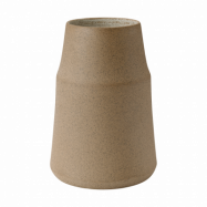Knabstrup Keramik Clay vas 18 cm Warm sand