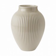 Knabstrup Keramik Knabstrup vas räfflad 27 cm Ripple sand
