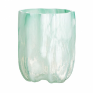 Kosta Boda Crackle vas 27 cm Jadegrön