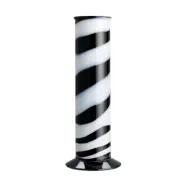 Kosta Boda Lab cylinder vas 30 cm Svart-vit