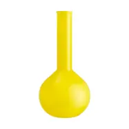 Kosta Boda Lab rund flask vas 31,5 cm Gul