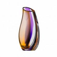 Kosta Boda Orchid vas 280 mm Lila-bärnsten