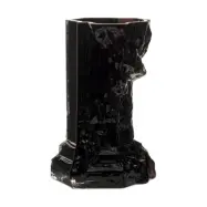 Kosta Boda Rocky Baroque vas 25 cm Nattsvart