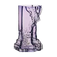 Kosta Boda Rocky Baroque vas 25 cm Violett