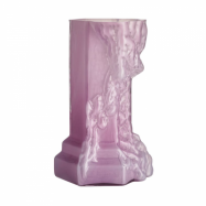 Kosta Boda Rocky Baroque vas 35 cm Cool pink
