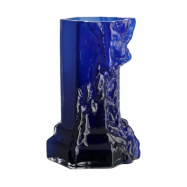 Kosta Boda Rocky Baroque vas 35 cm Deep blue