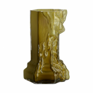 Kosta Boda Rocky Baroque vas 35 cm Olive