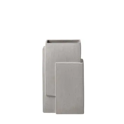 KRISTINA DAM STUDIO  Monolith vas, Liten - grå stengods