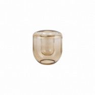 KRISTINA DAM STUDIO Opal vas, liten - brunt topasglas