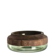 Colletto Skål Leonardo Trä/Glas 25 cm