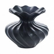 Lene Bjerre Susille vas 14 cm Black