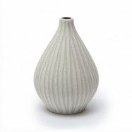Lindform Kobe vas Sand white stone stripe