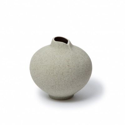 Line Medium vas, Sand Grey