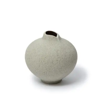 Line Medium vas, Sand Grey