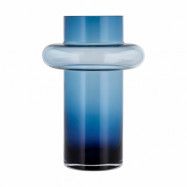 Lyngby Glas Tube vas glas 30 cm Blå