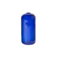 Vas Swirl 7x15cm Mörkblå