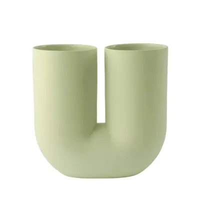 Muuto - Kink Vase H26,3 Ljus Grön