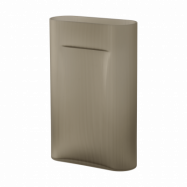 Muuto Ridge vas frostat glas 48,5 cm Taupe