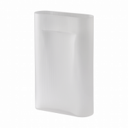 Muuto Ridge vas frostat glas 48,5 cm White
