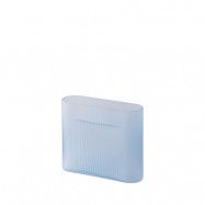 Muuto - Ridge Vase H16,5 Ljus Blå
