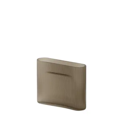Muuto - Ridge Vase H16,5 Taupe