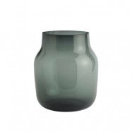 Muuto - Silent Vase Ø20 Dark Green